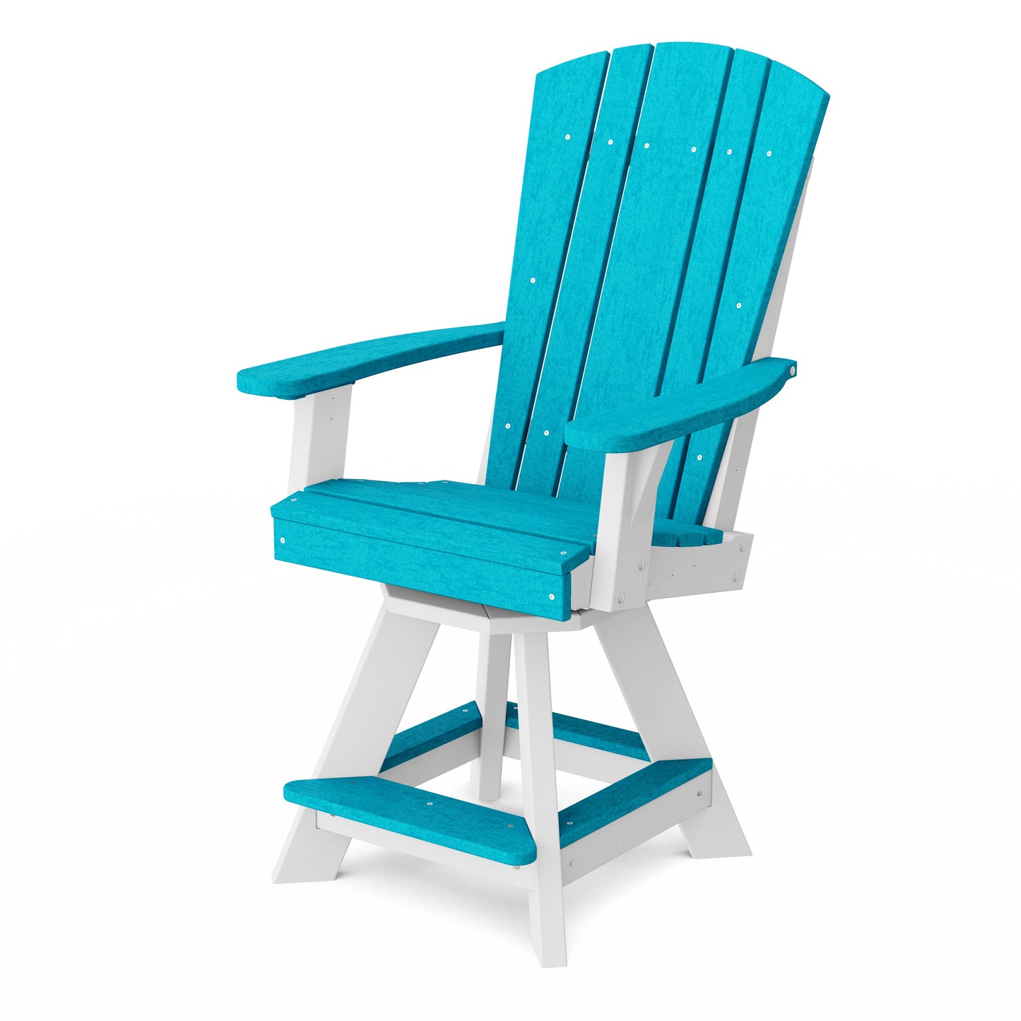 Heritage Balcony Swivel Counter Chair