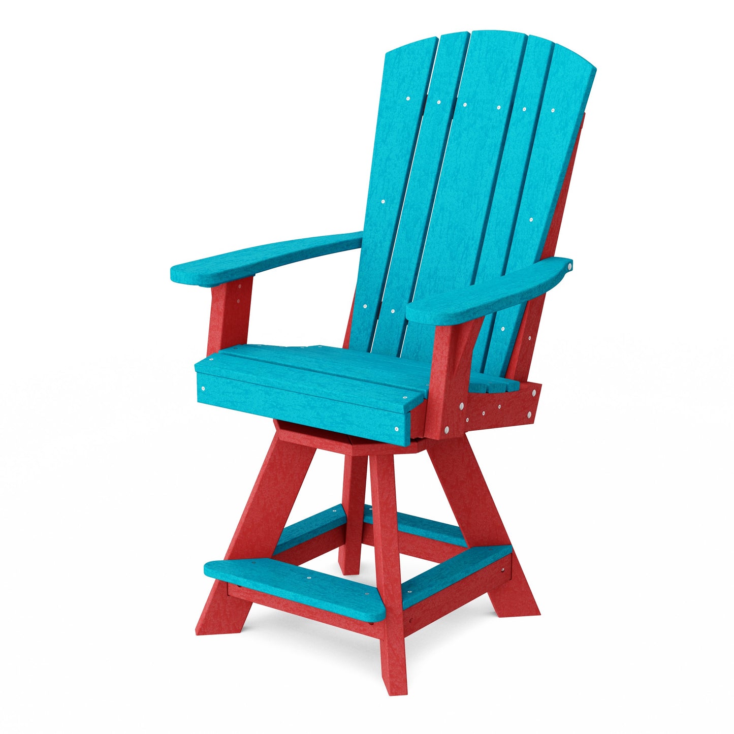 Heritage Balcony Swivel Counter Chair