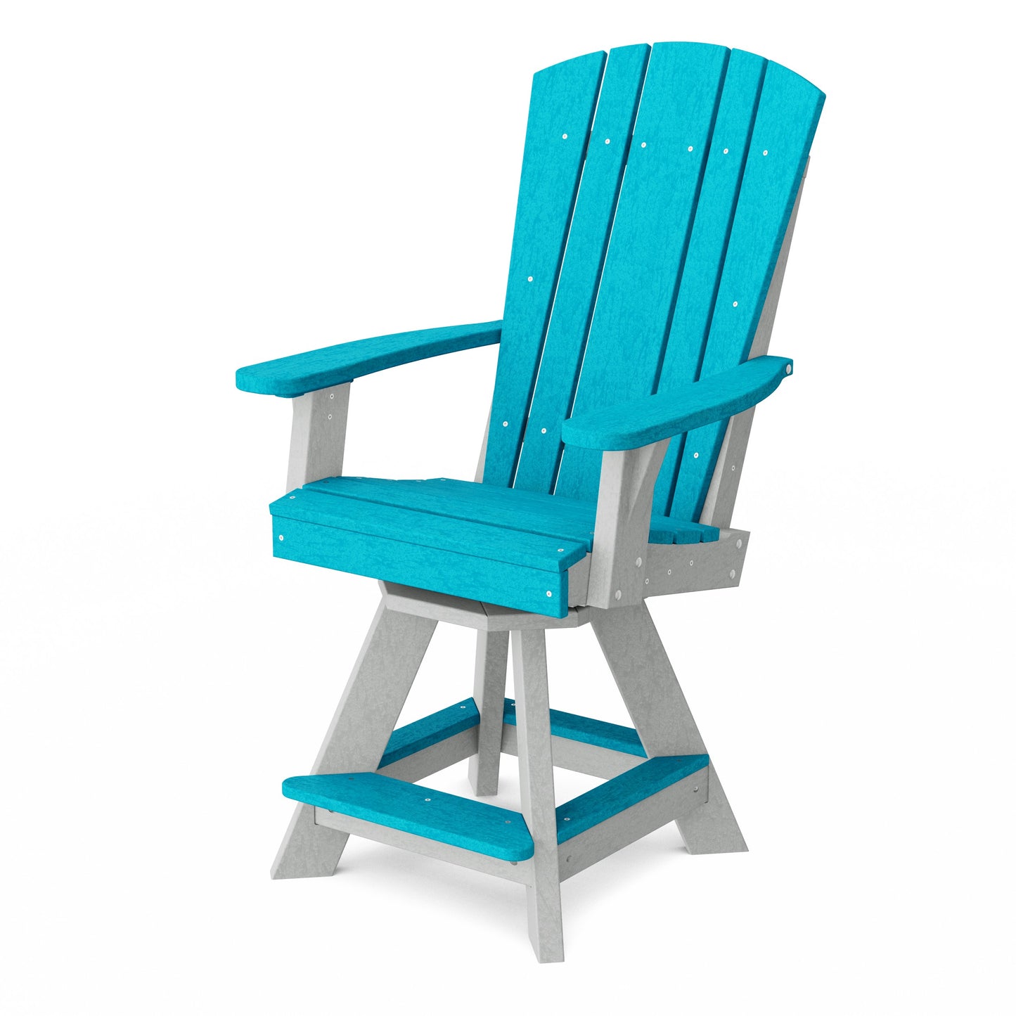 Heritage Balcony Swivel Counter Chair