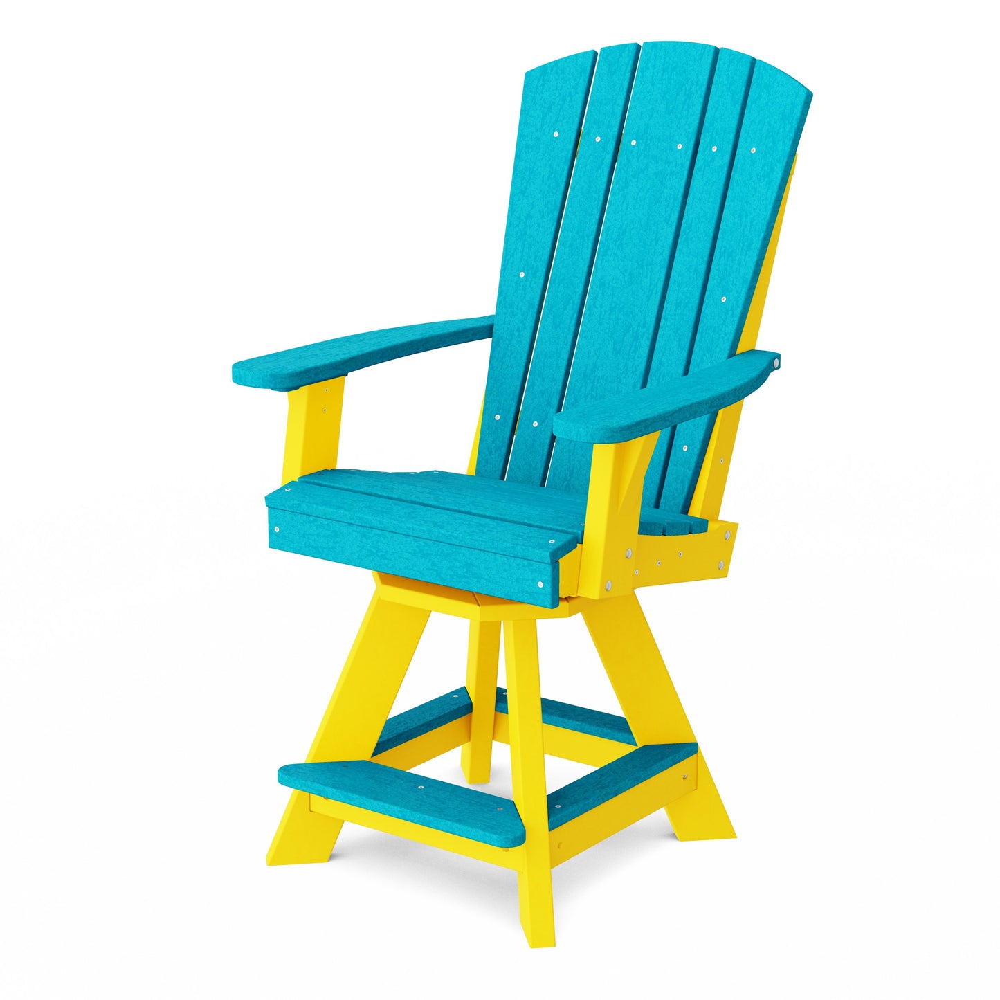 Heritage Balcony Swivel Counter Chair