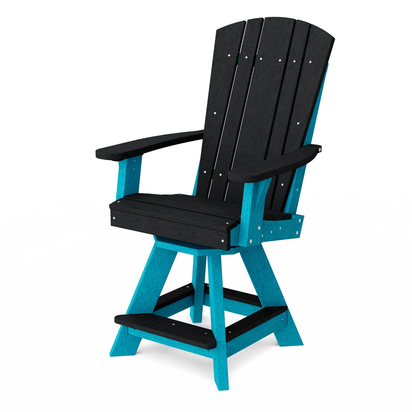 Heritage Balcony Swivel Counter Chair