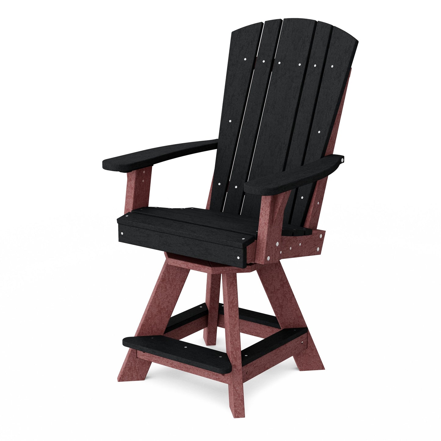 Heritage Balcony Swivel Counter Chair