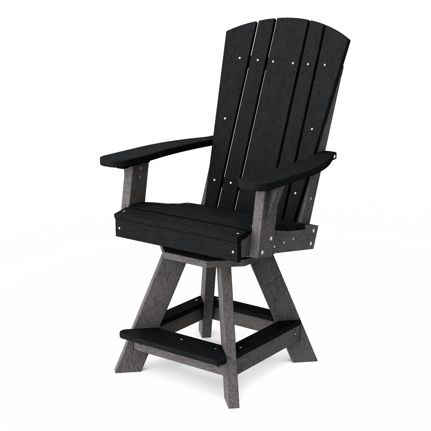 Heritage Balcony Swivel Counter Chair