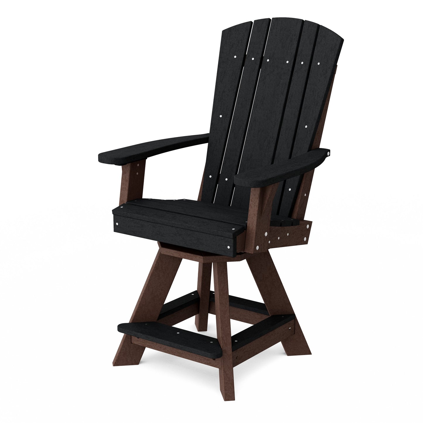 Heritage Balcony Swivel Counter Chair