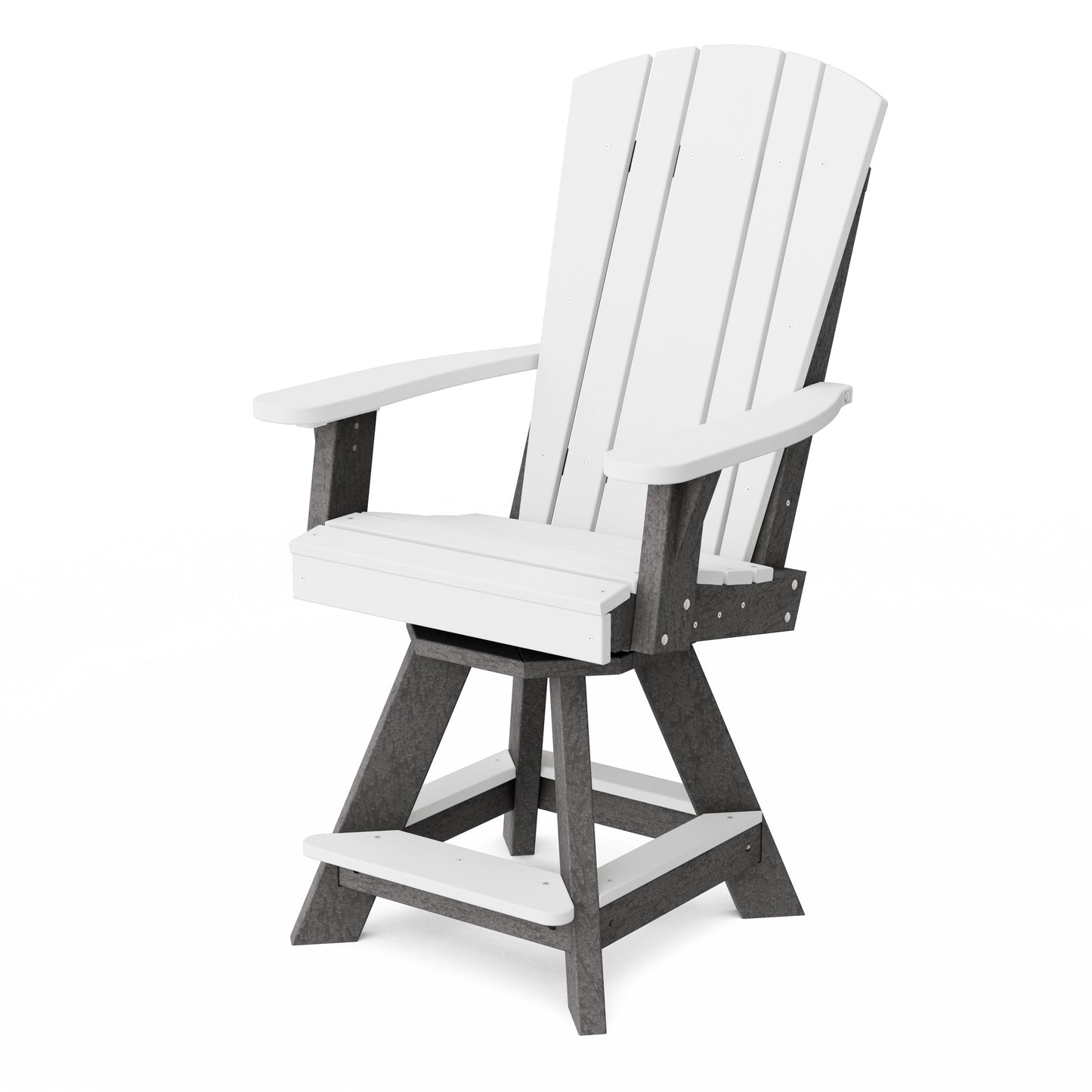 Heritage Balcony Swivel Counter Chair