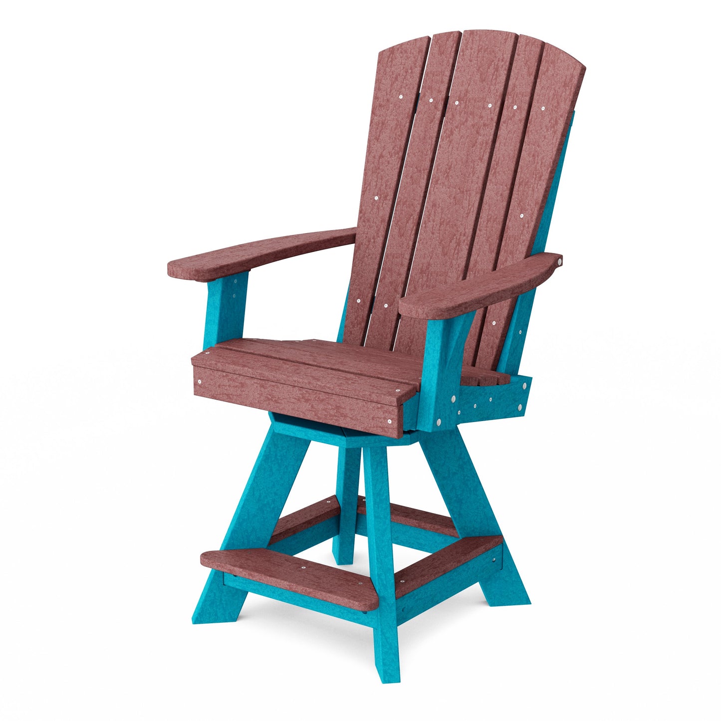 Heritage Balcony Swivel Counter Chair