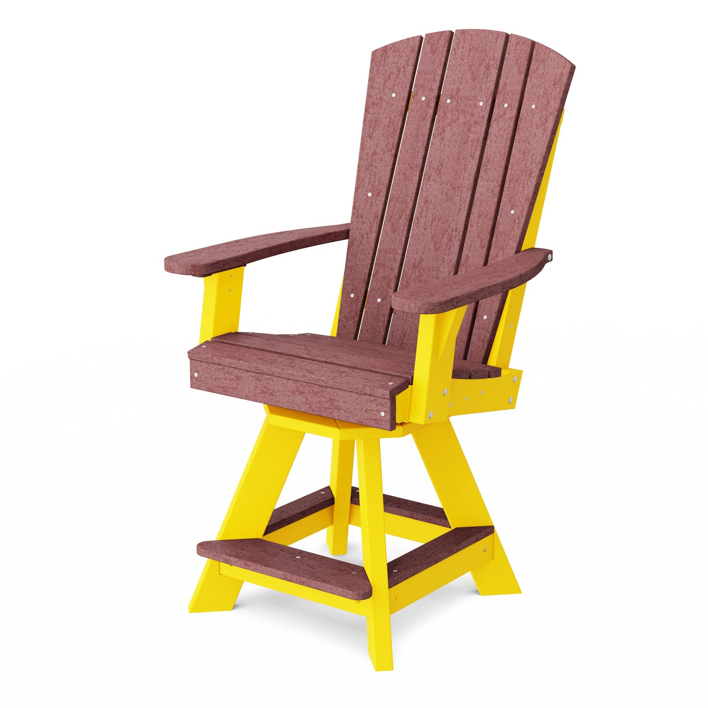 Heritage Balcony Swivel Counter Chair