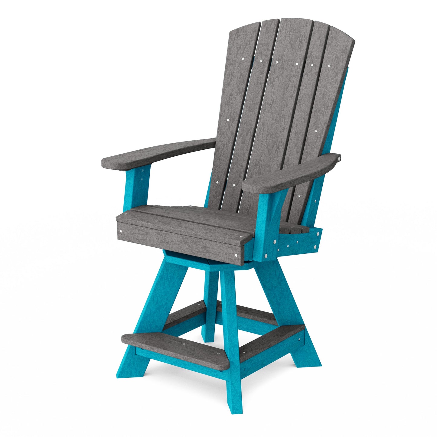 Heritage Balcony Swivel Counter Chair