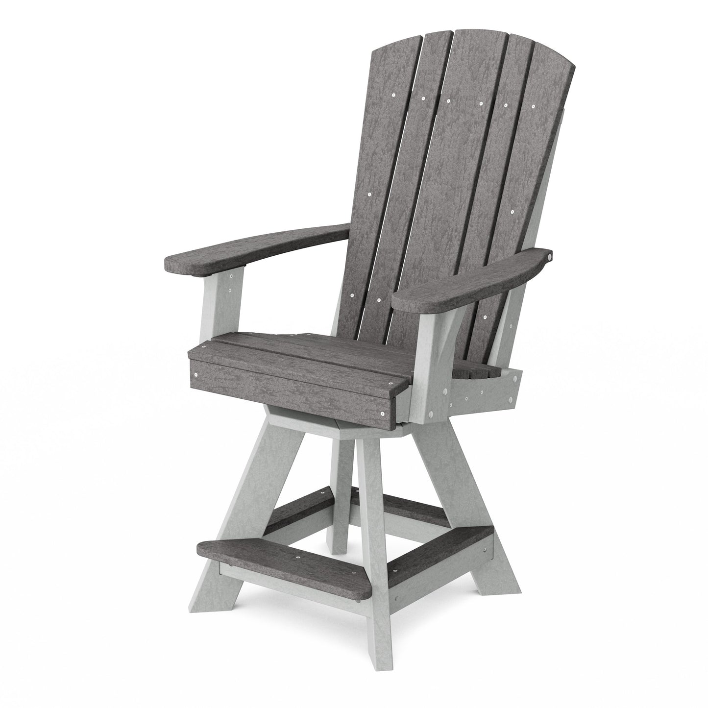 Heritage Balcony Swivel Counter Chair