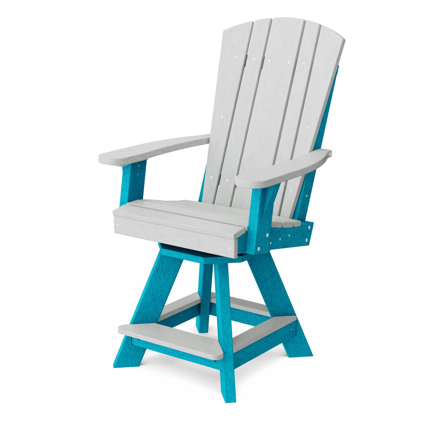 Heritage Balcony Swivel Counter Chair