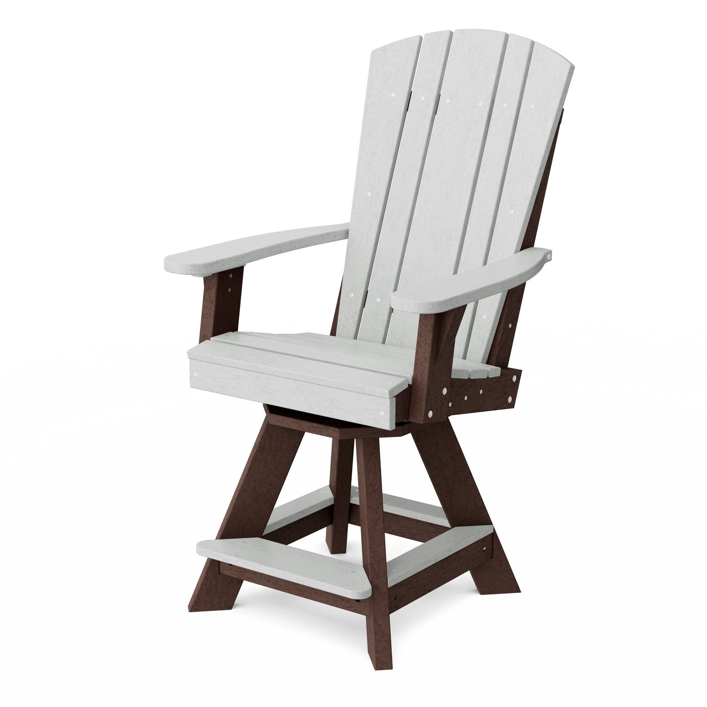 Heritage Balcony Swivel Counter Chair