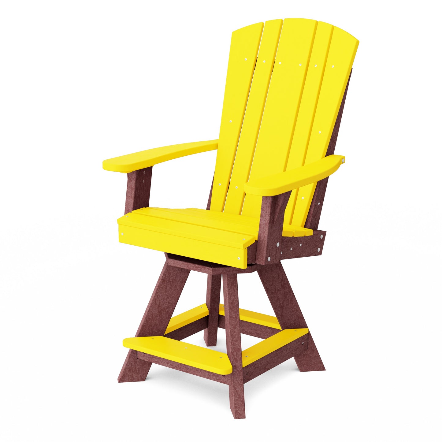 Heritage Balcony Swivel Counter Chair