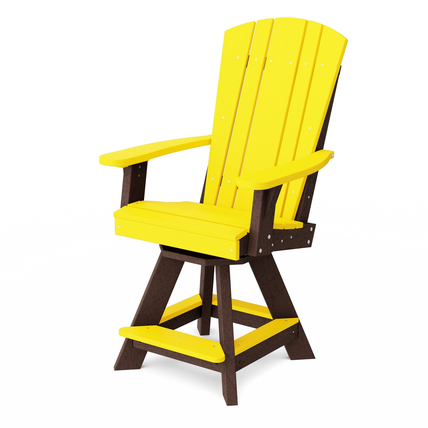 Heritage Balcony Swivel Counter Chair