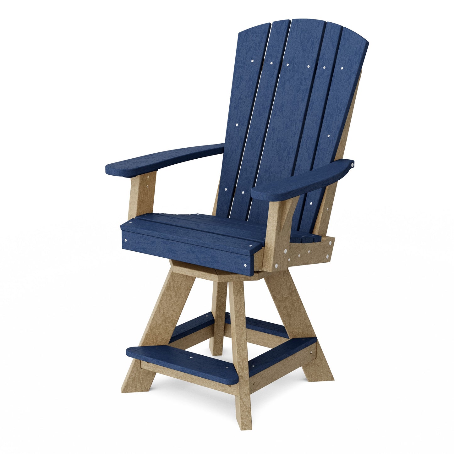 Heritage Balcony Swivel Counter Chair