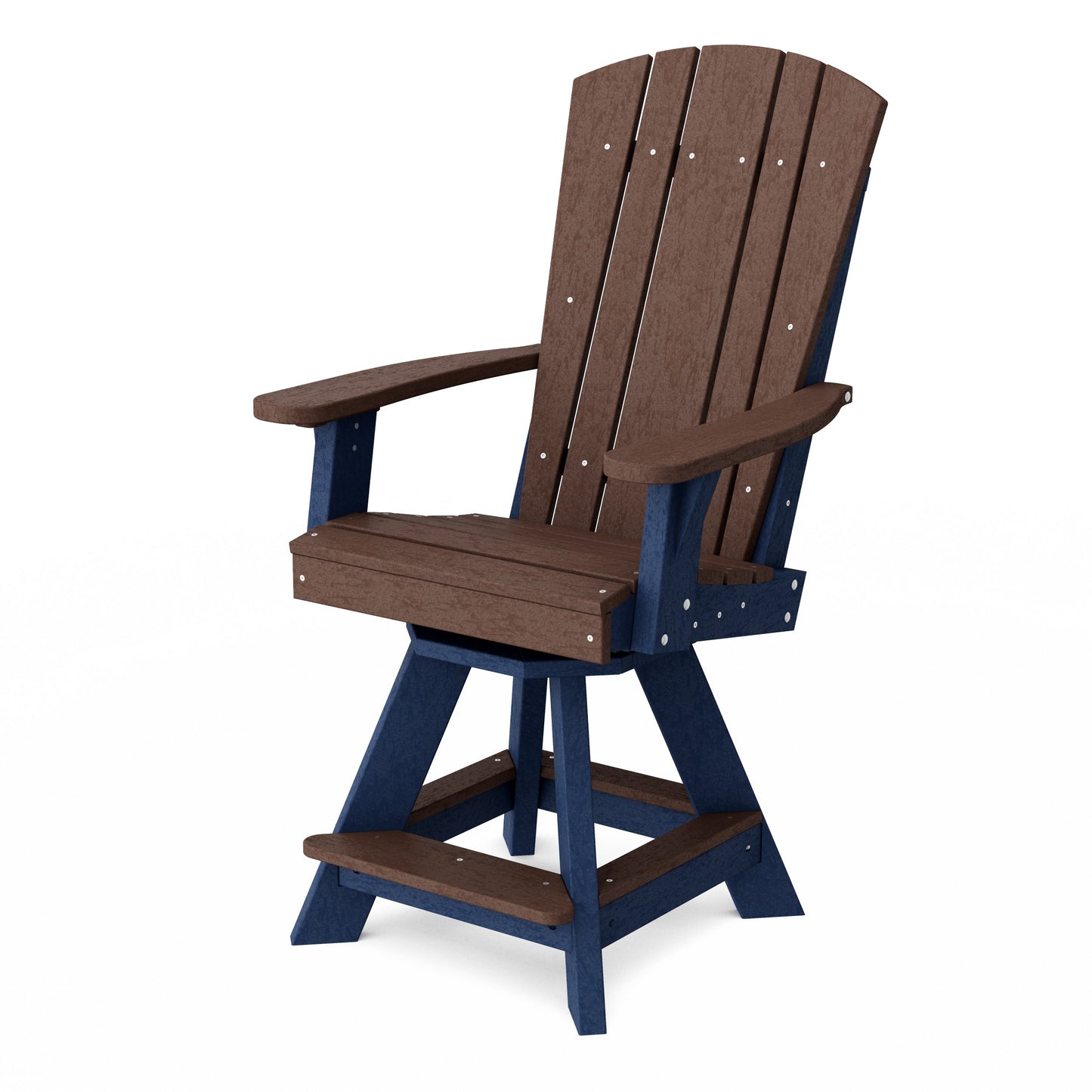 Heritage Balcony Swivel Counter Chair