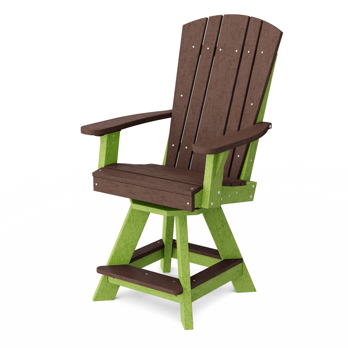 Heritage Balcony Swivel Counter Chair