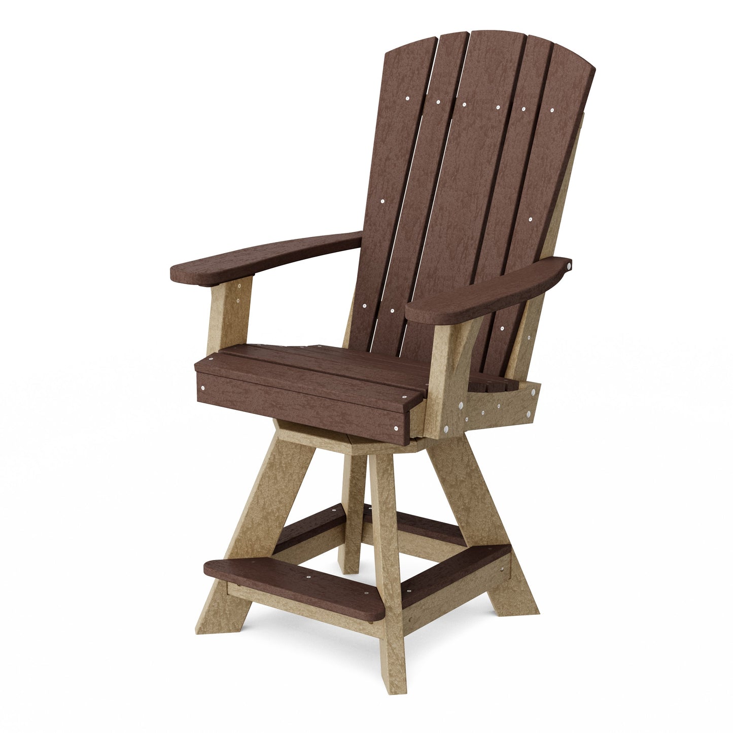 Heritage Balcony Swivel Counter Chair