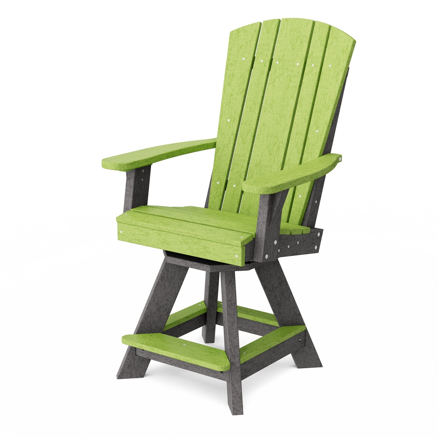 Heritage Balcony Swivel Counter Chair