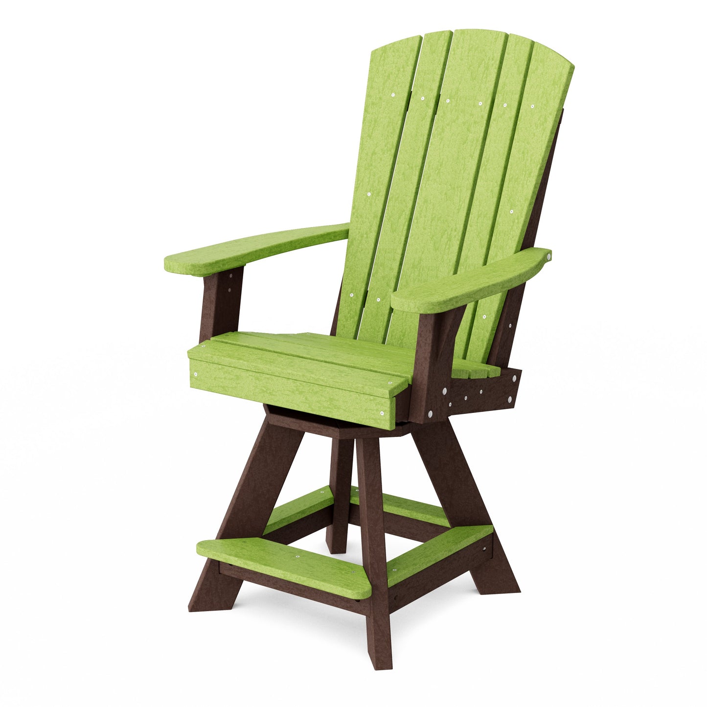 Heritage Balcony Swivel Counter Chair