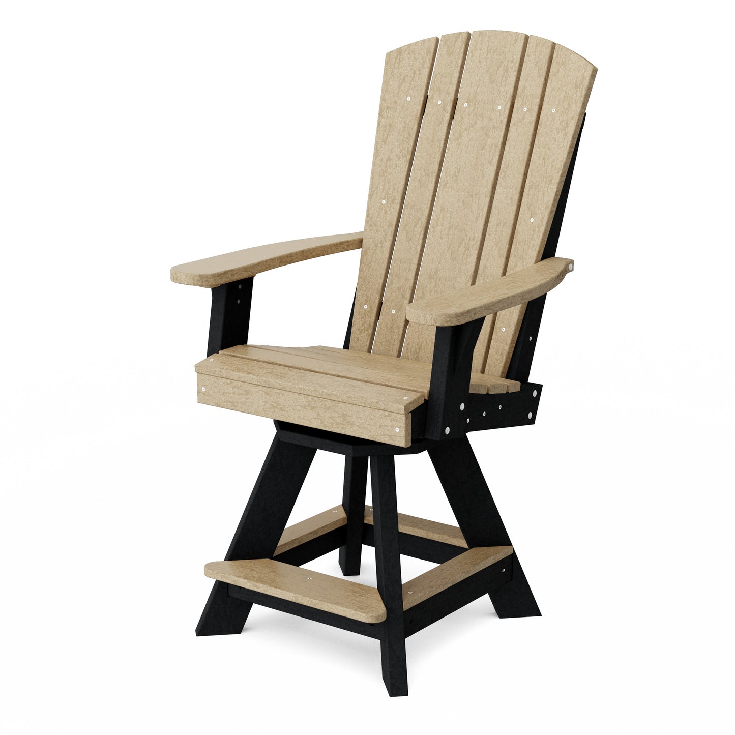 Heritage Balcony Swivel Counter Chair