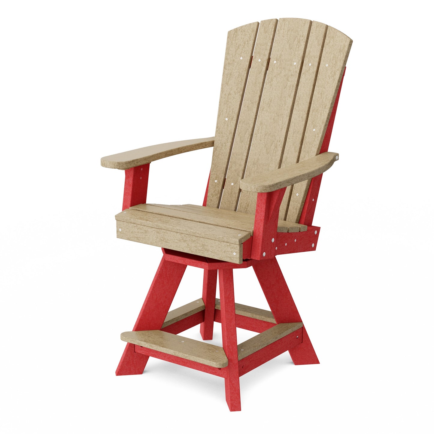 Heritage Balcony Swivel Counter Chair