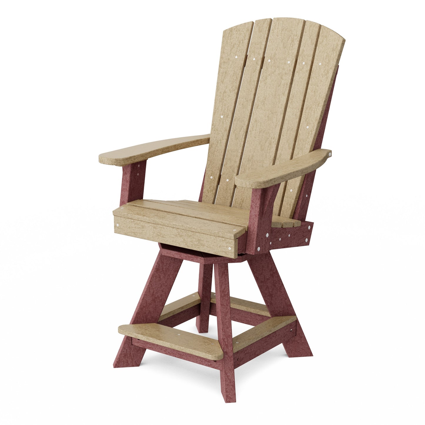 Heritage Balcony Swivel Counter Chair