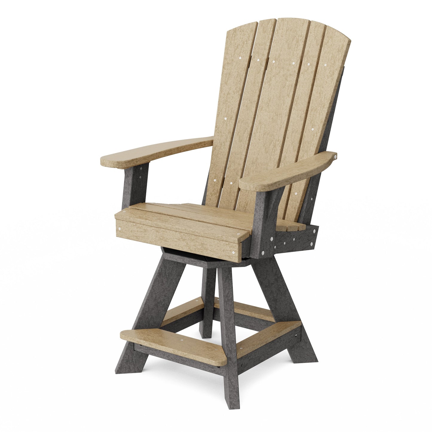 Heritage Balcony Swivel Counter Chair