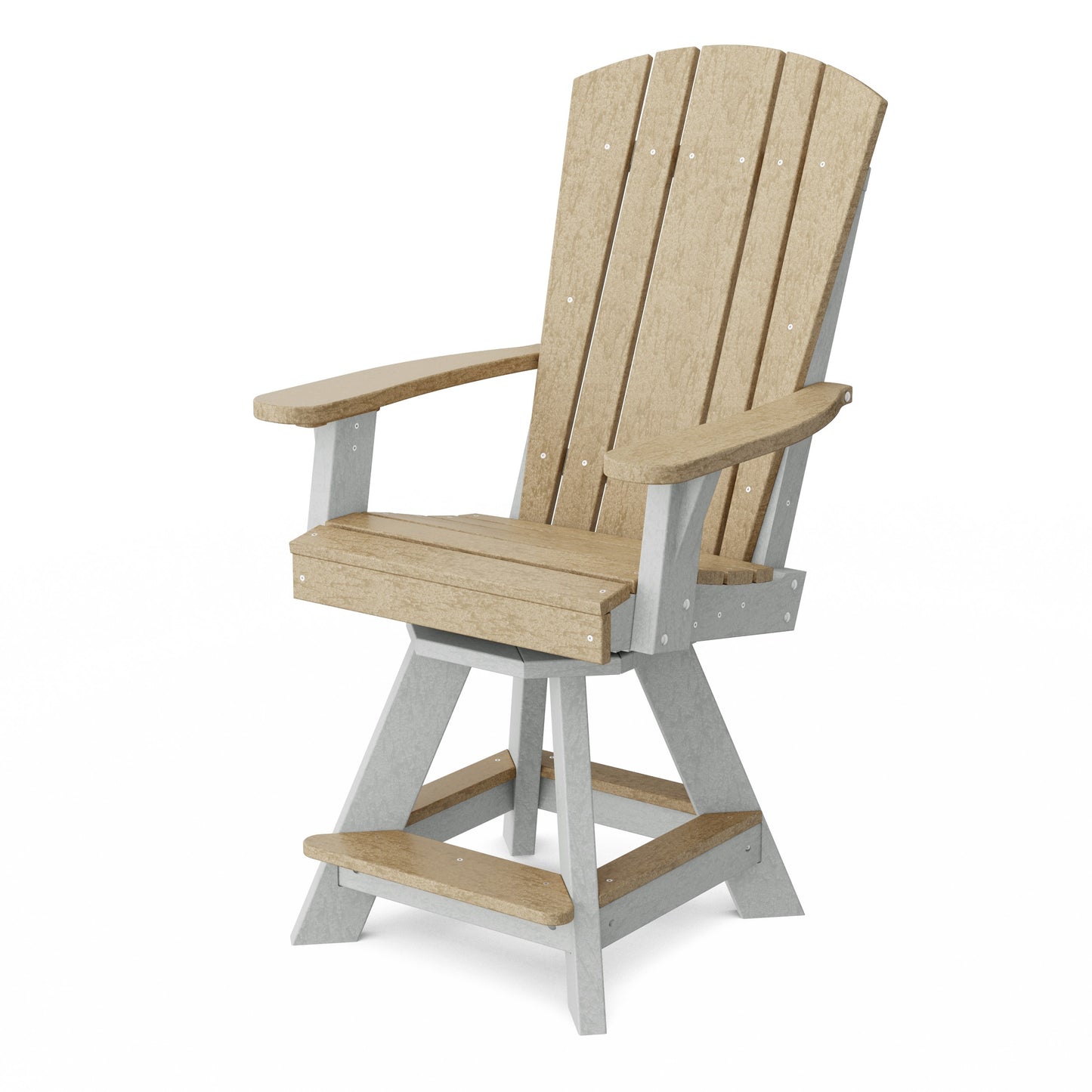 Heritage Balcony Swivel Counter Chair