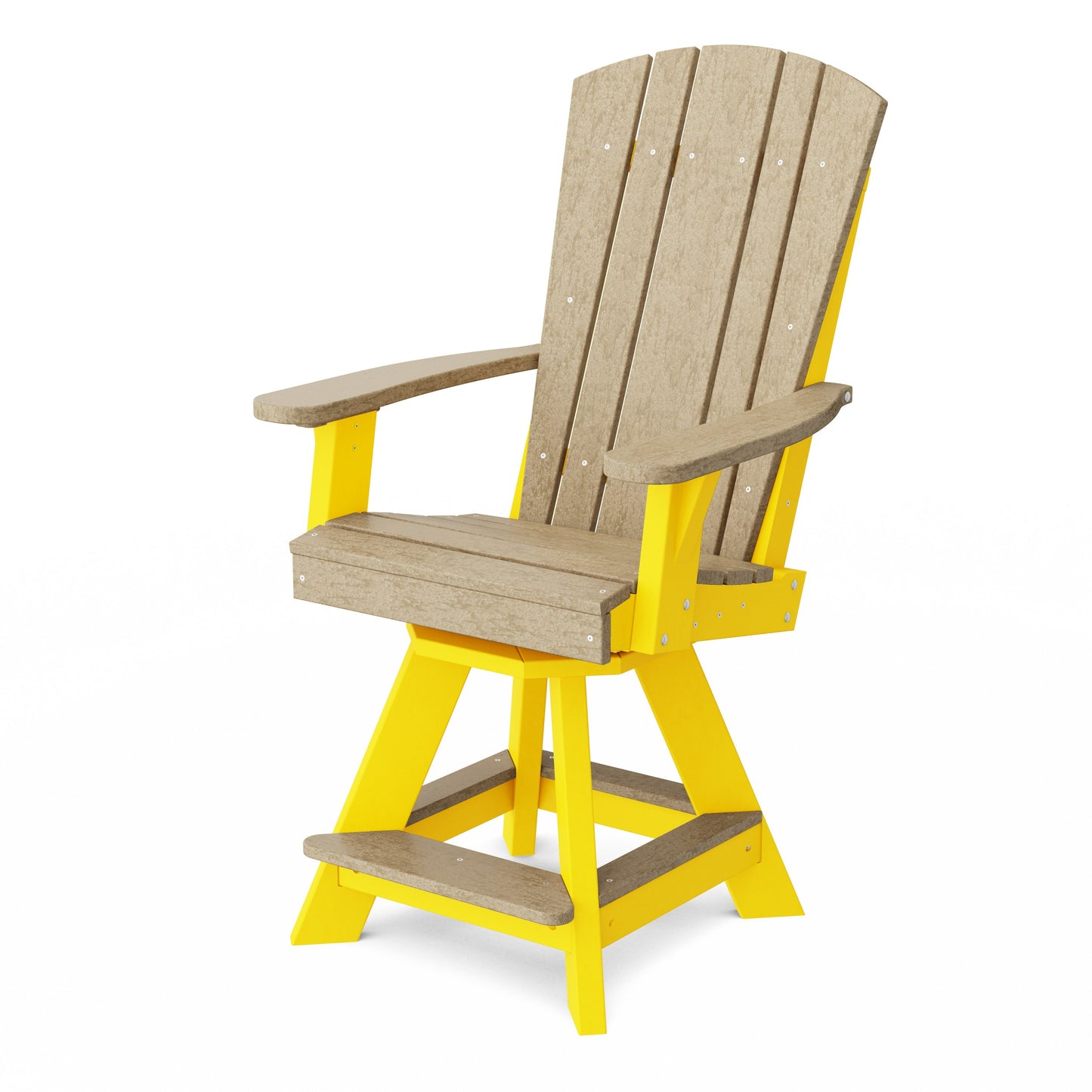 Heritage Balcony Swivel Counter Chair