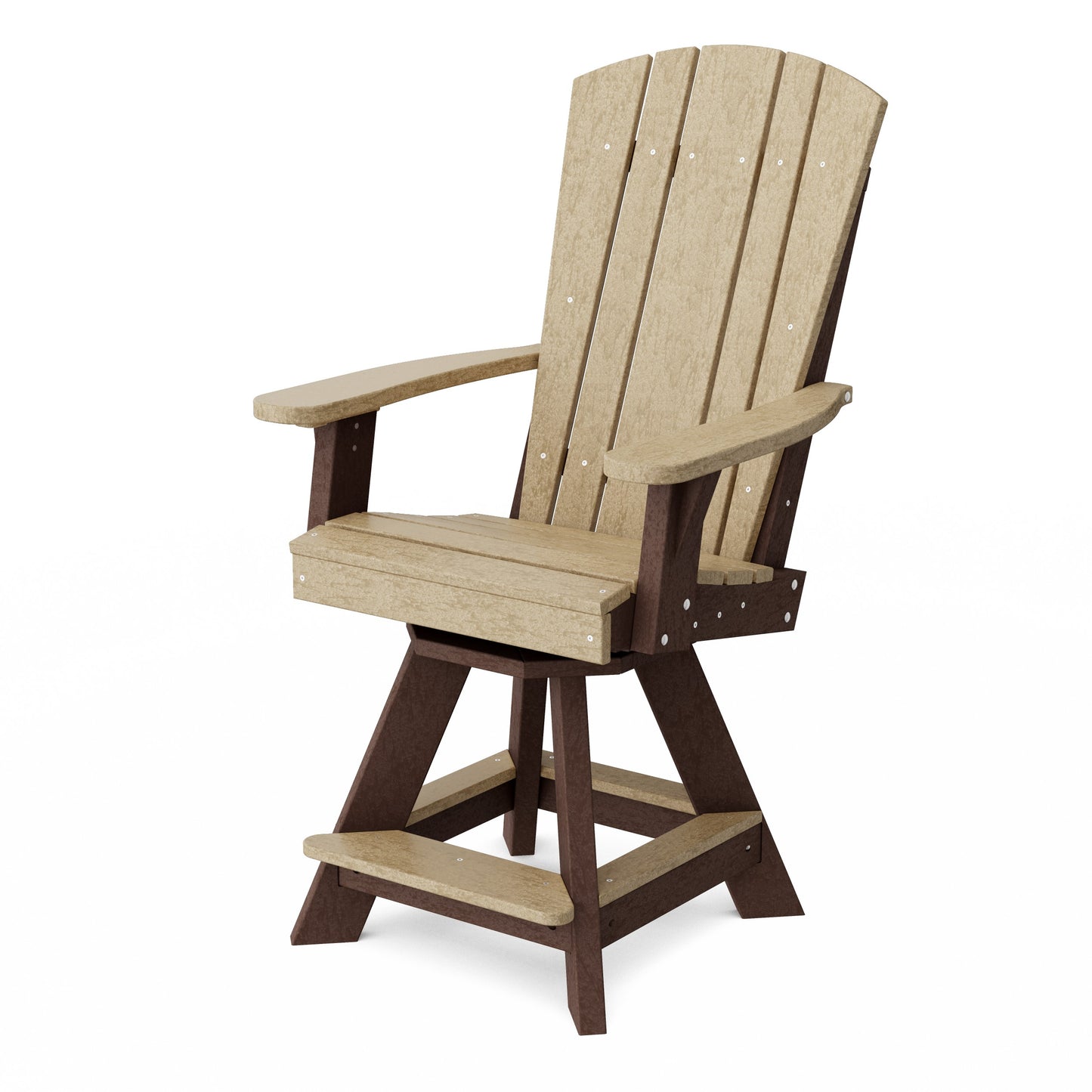 Heritage Balcony Swivel Counter Chair