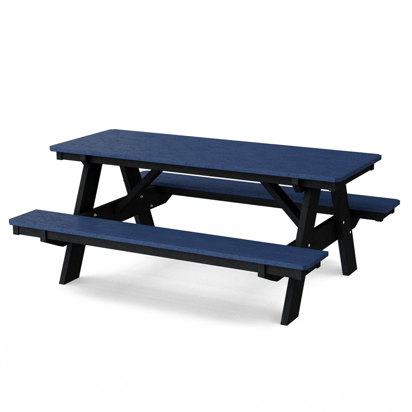 Heritage 72" Picnic Table with Attached Benches