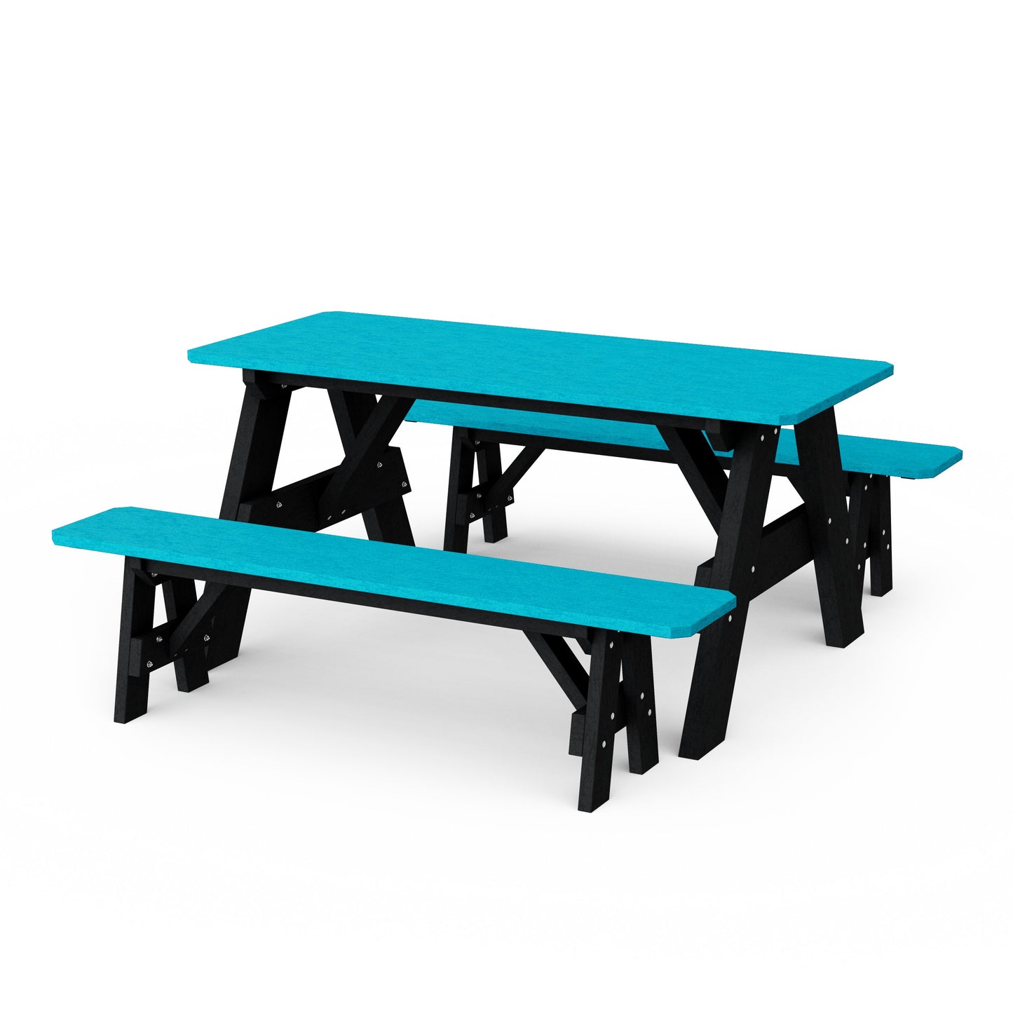 Heritage 72" Picnic Table with Detached Benches