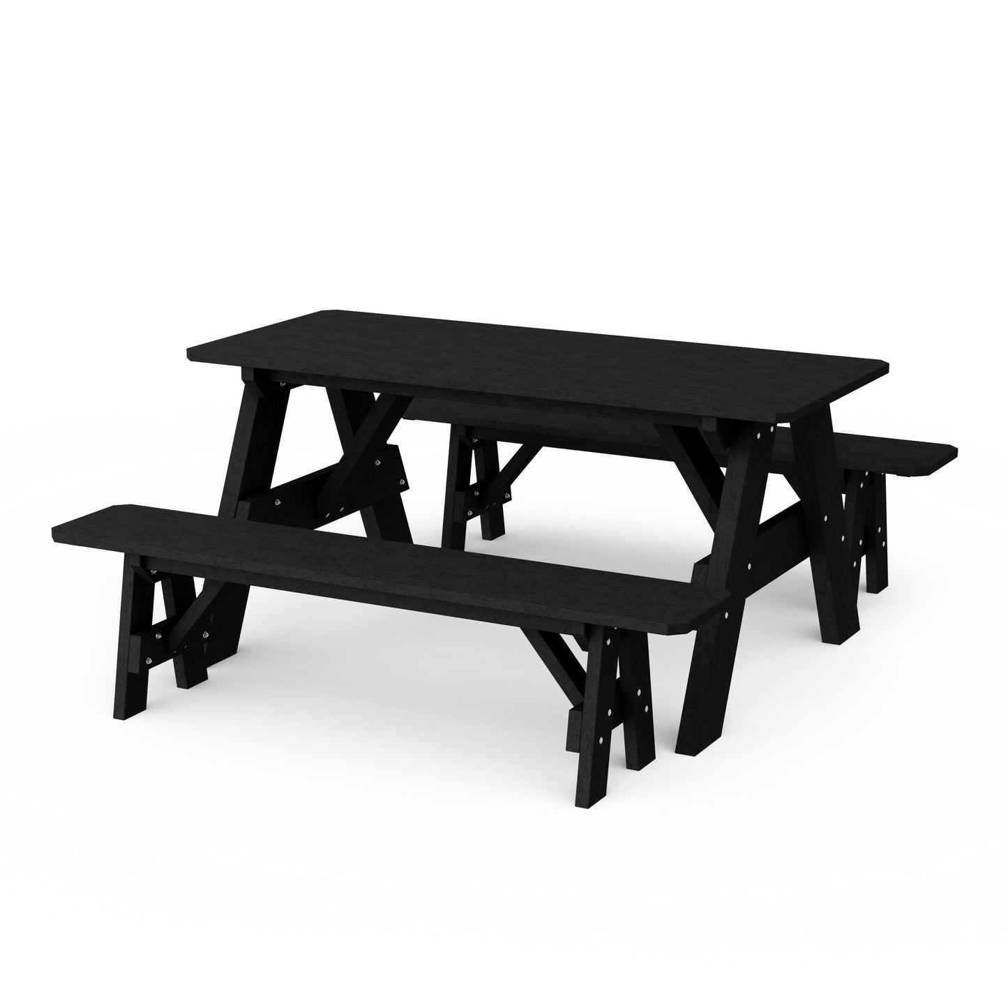 Heritage 72" Picnic Table with Detached Benches