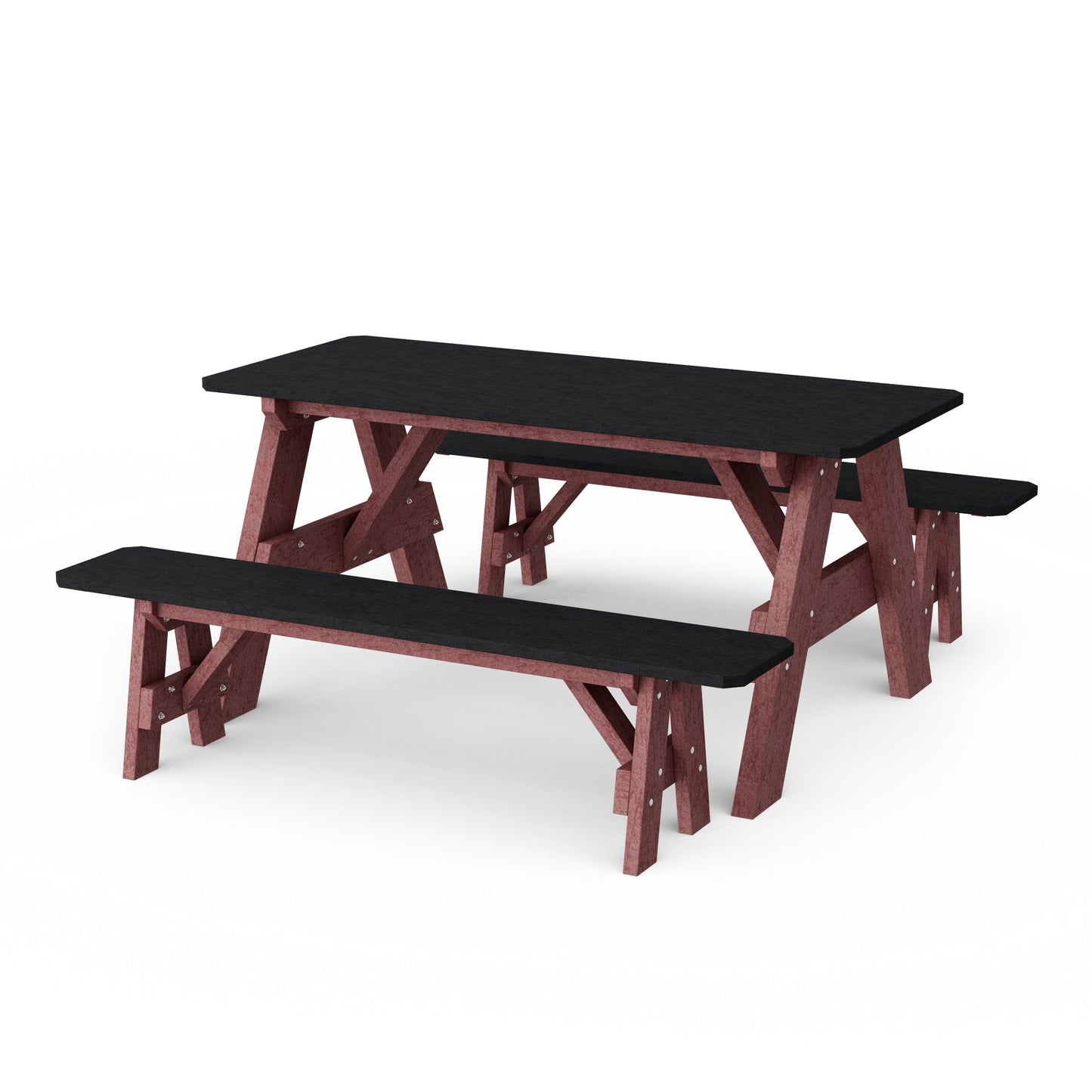 Heritage 72" Picnic Table with Detached Benches