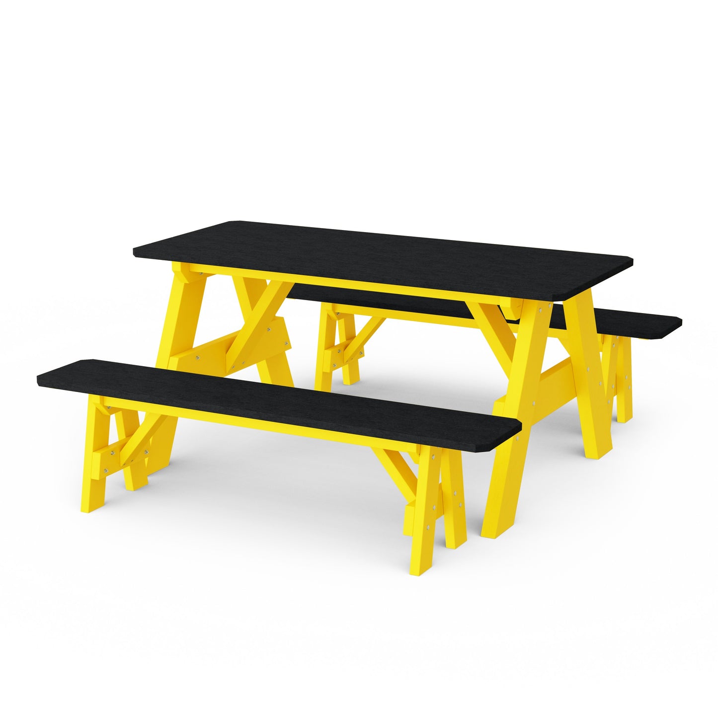 Heritage 72" Picnic Table with Detached Benches