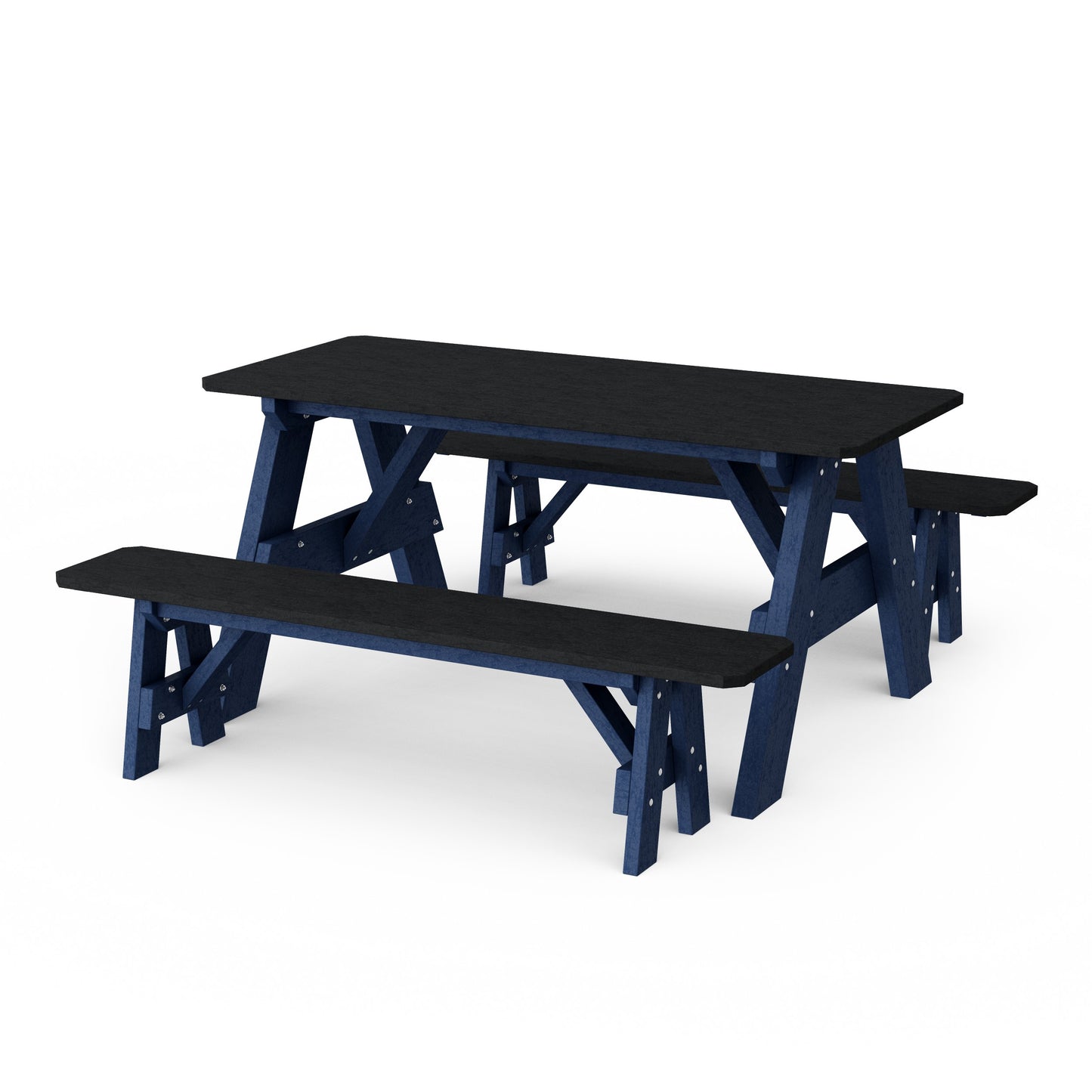 Heritage 72" Picnic Table with Detached Benches