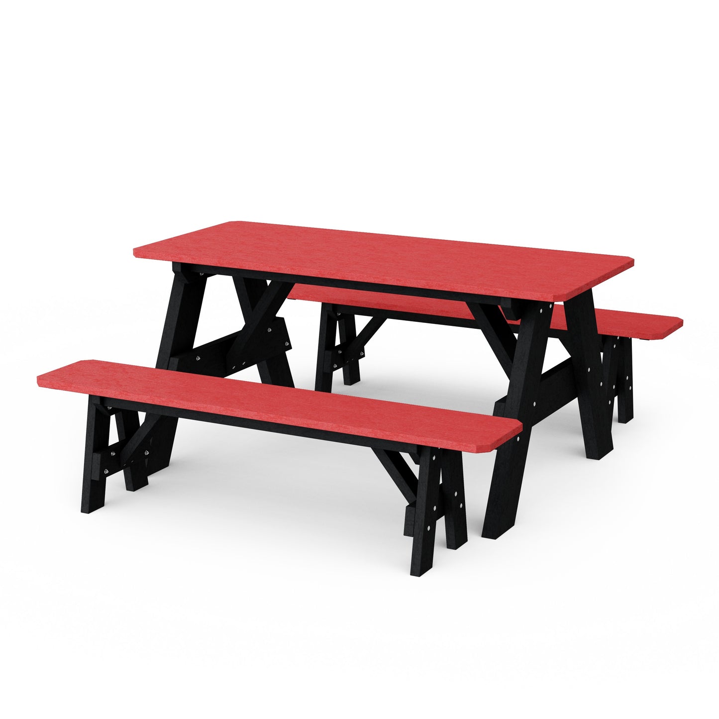 Heritage 72" Picnic Table with Detached Benches