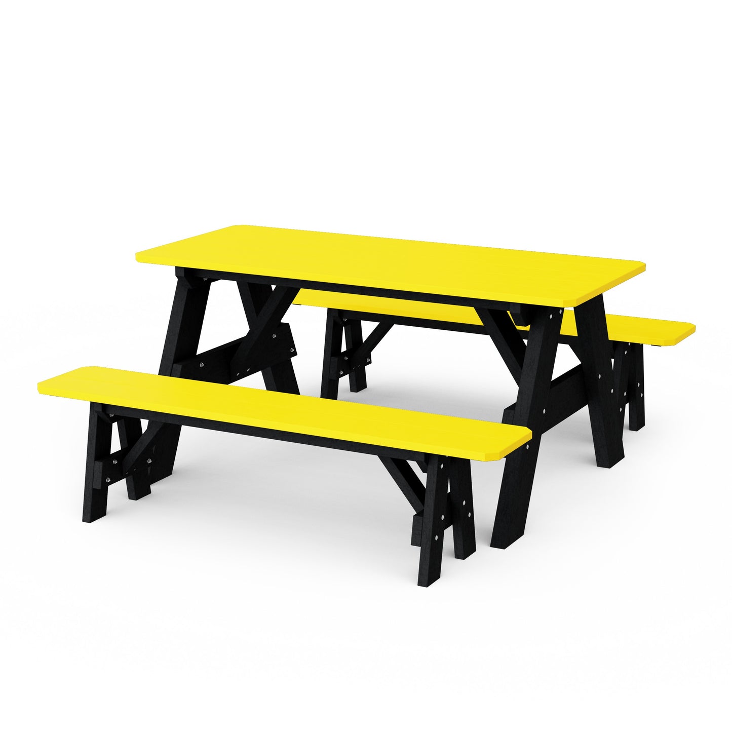 Heritage 72" Picnic Table with Detached Benches