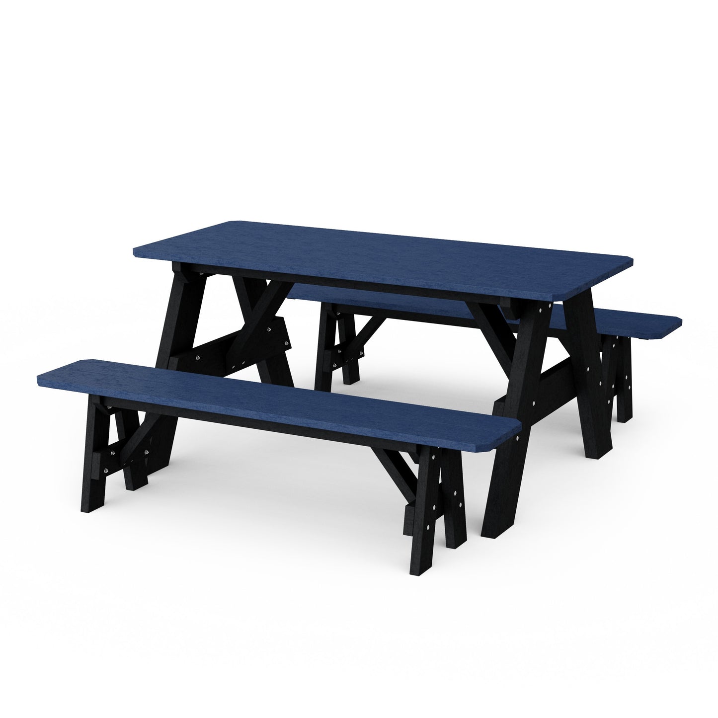Heritage 72" Picnic Table with Detached Benches
