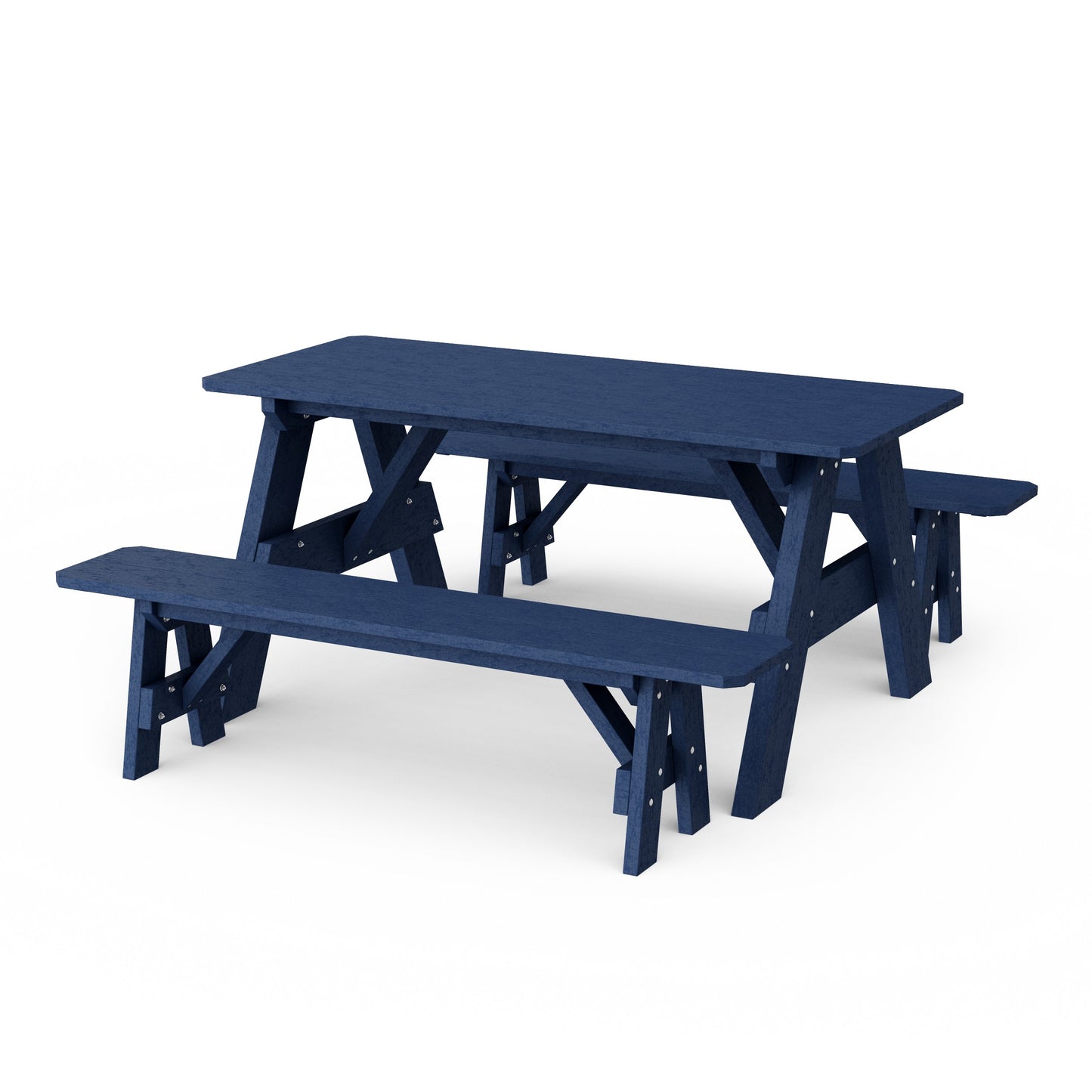 Heritage 72" Picnic Table with Detached Benches