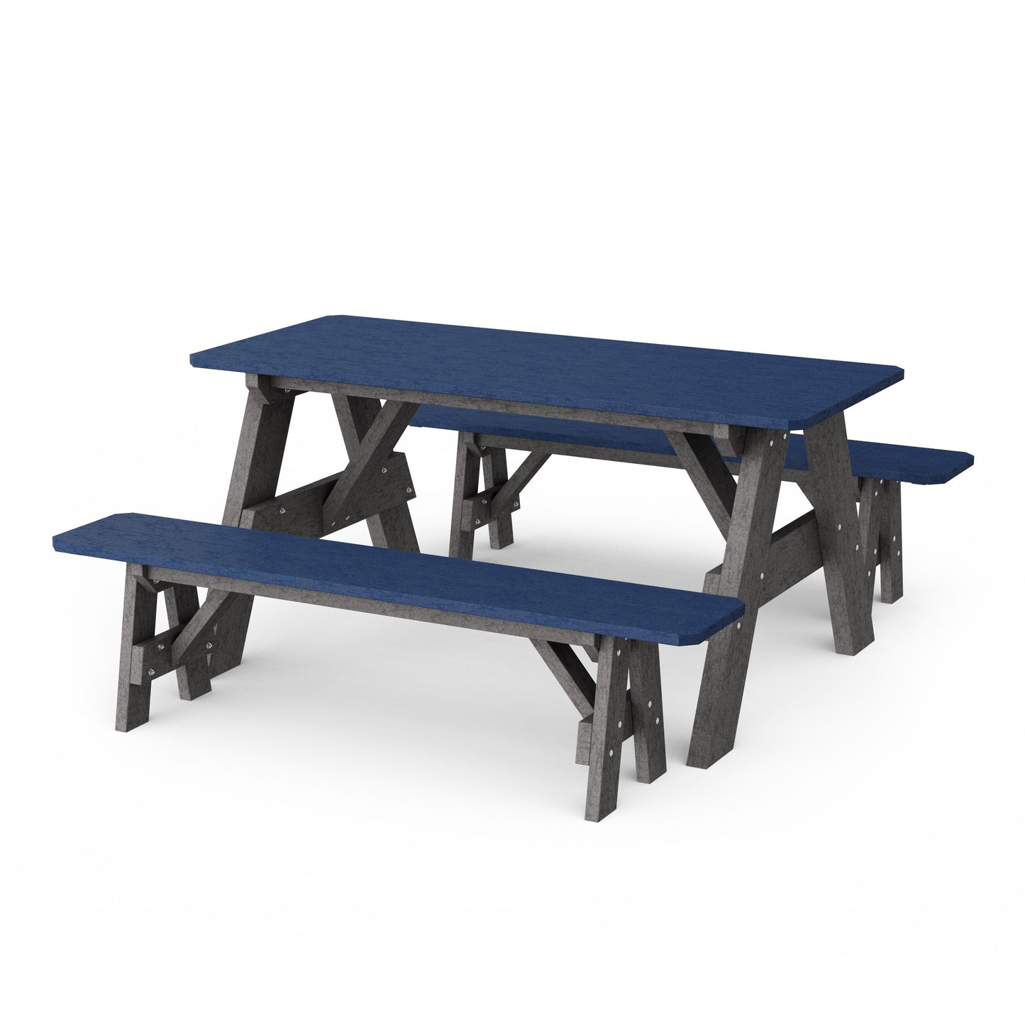 Heritage 72" Picnic Table with Detached Benches
