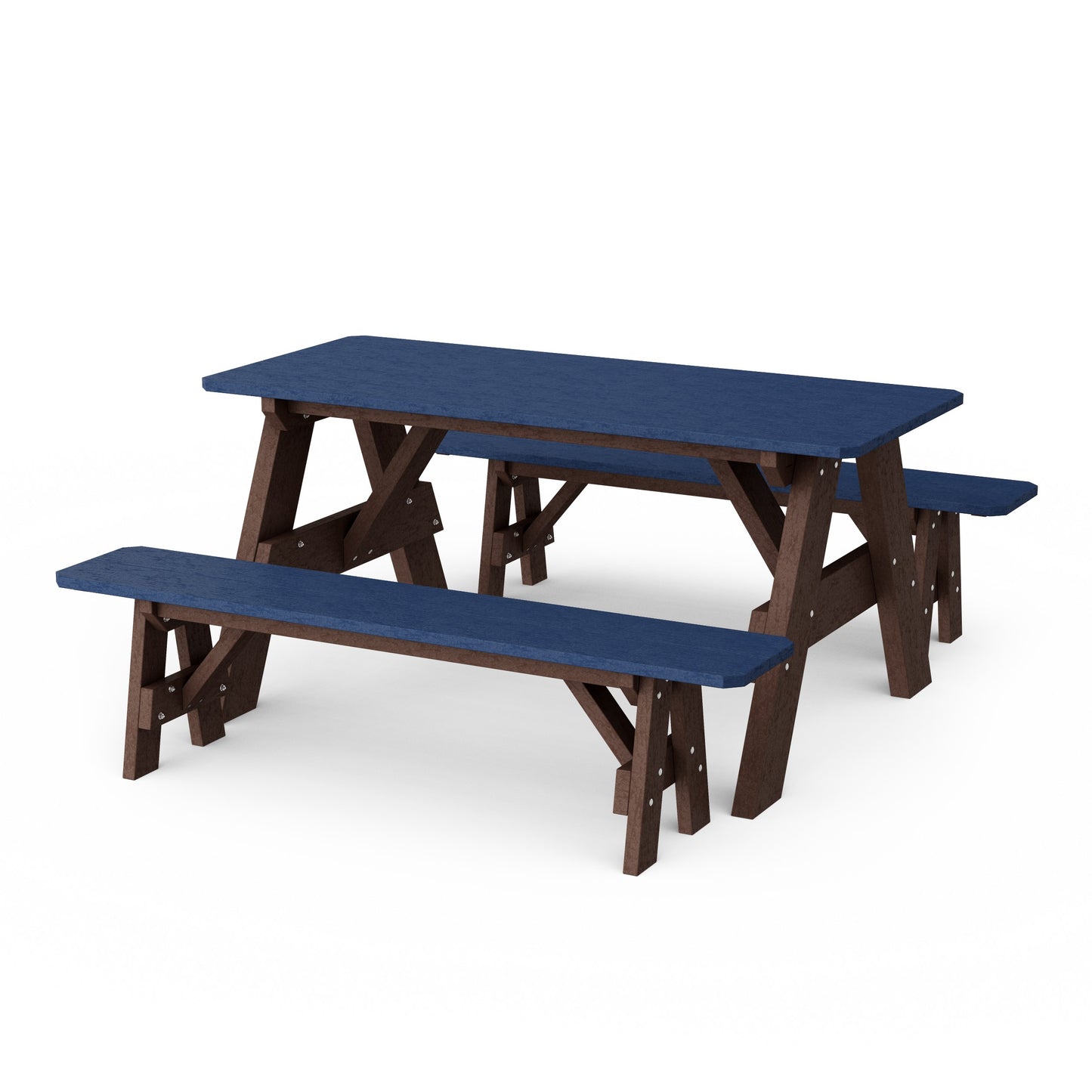 Heritage 72" Picnic Table with Detached Benches