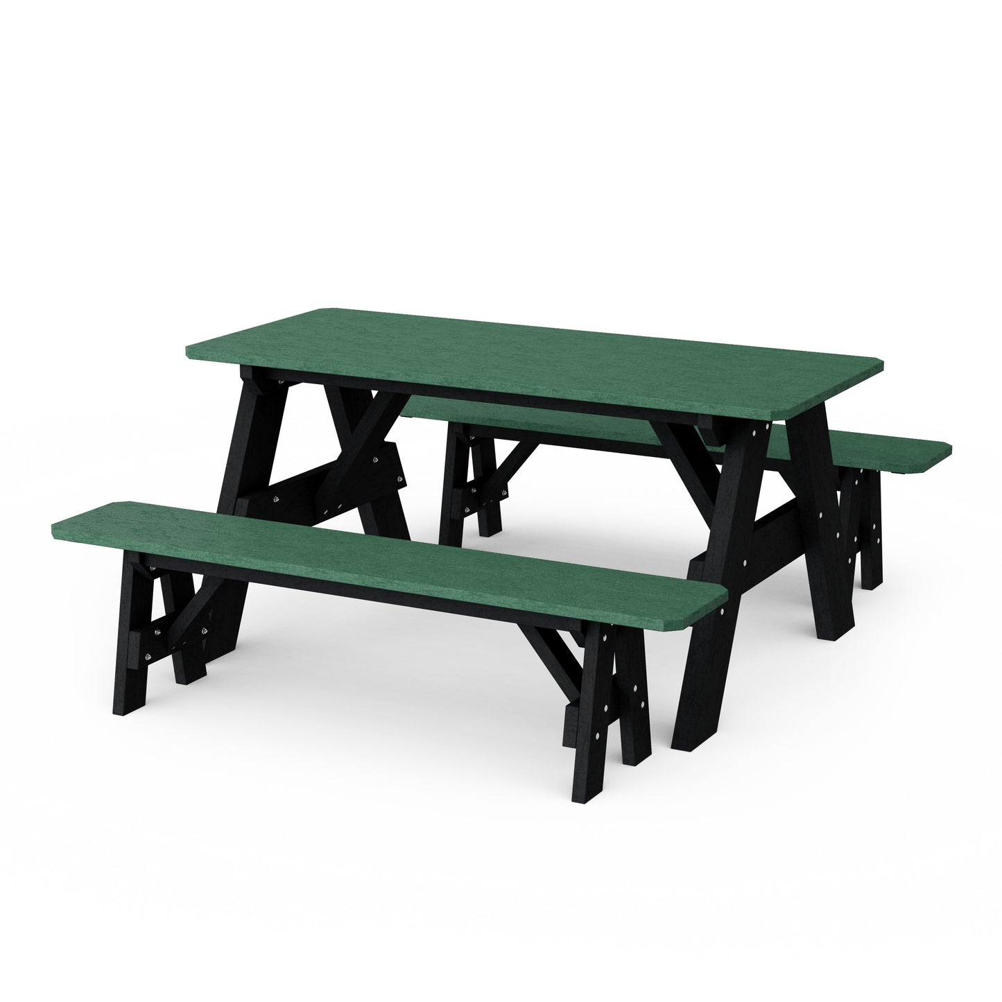 Heritage 72" Picnic Table with Detached Benches