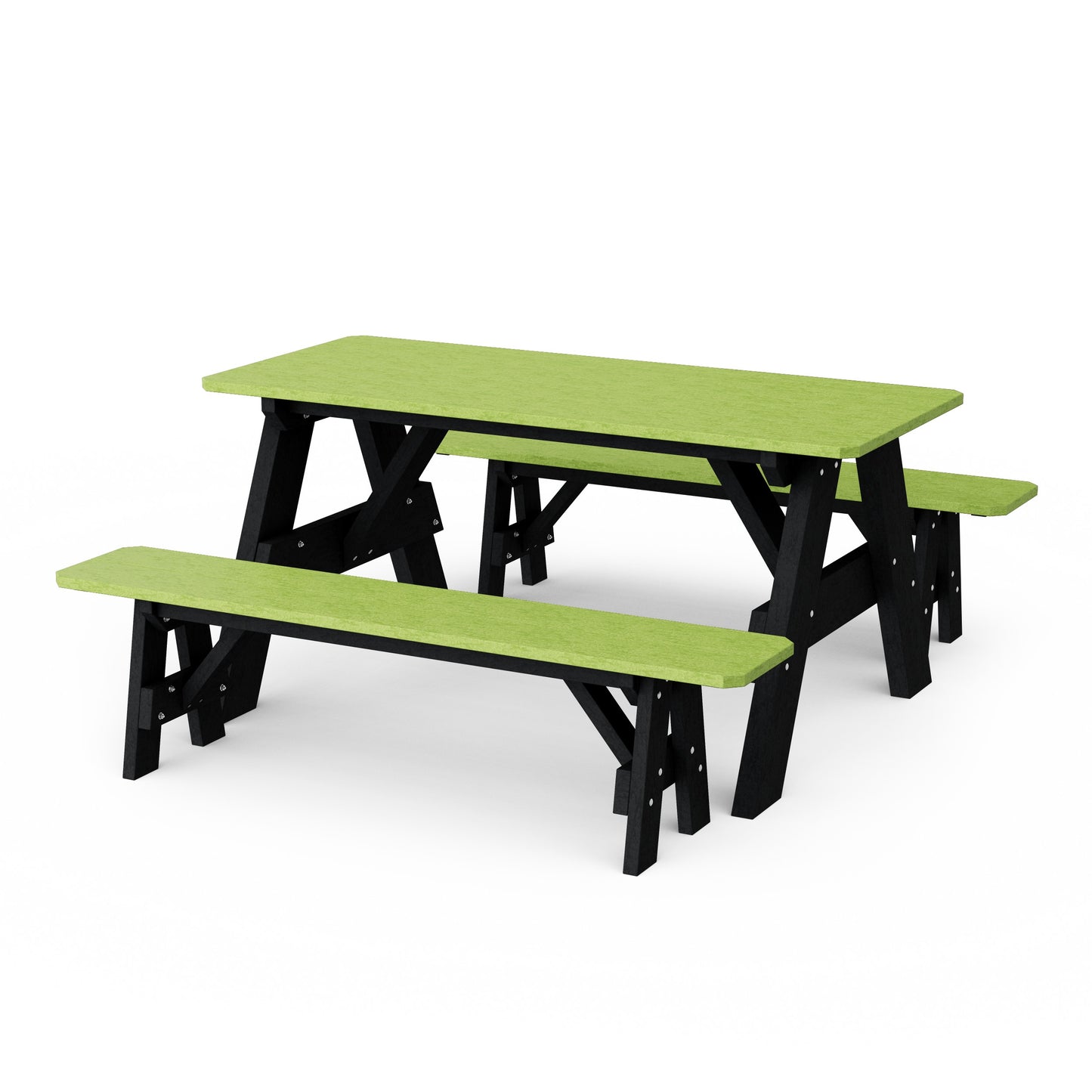 Heritage 72" Picnic Table with Detached Benches