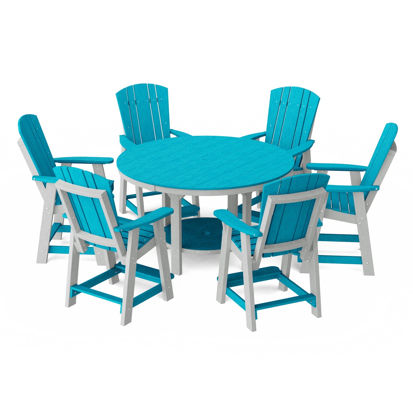 Heritage 7-Piece Round Counter Height Dining Set