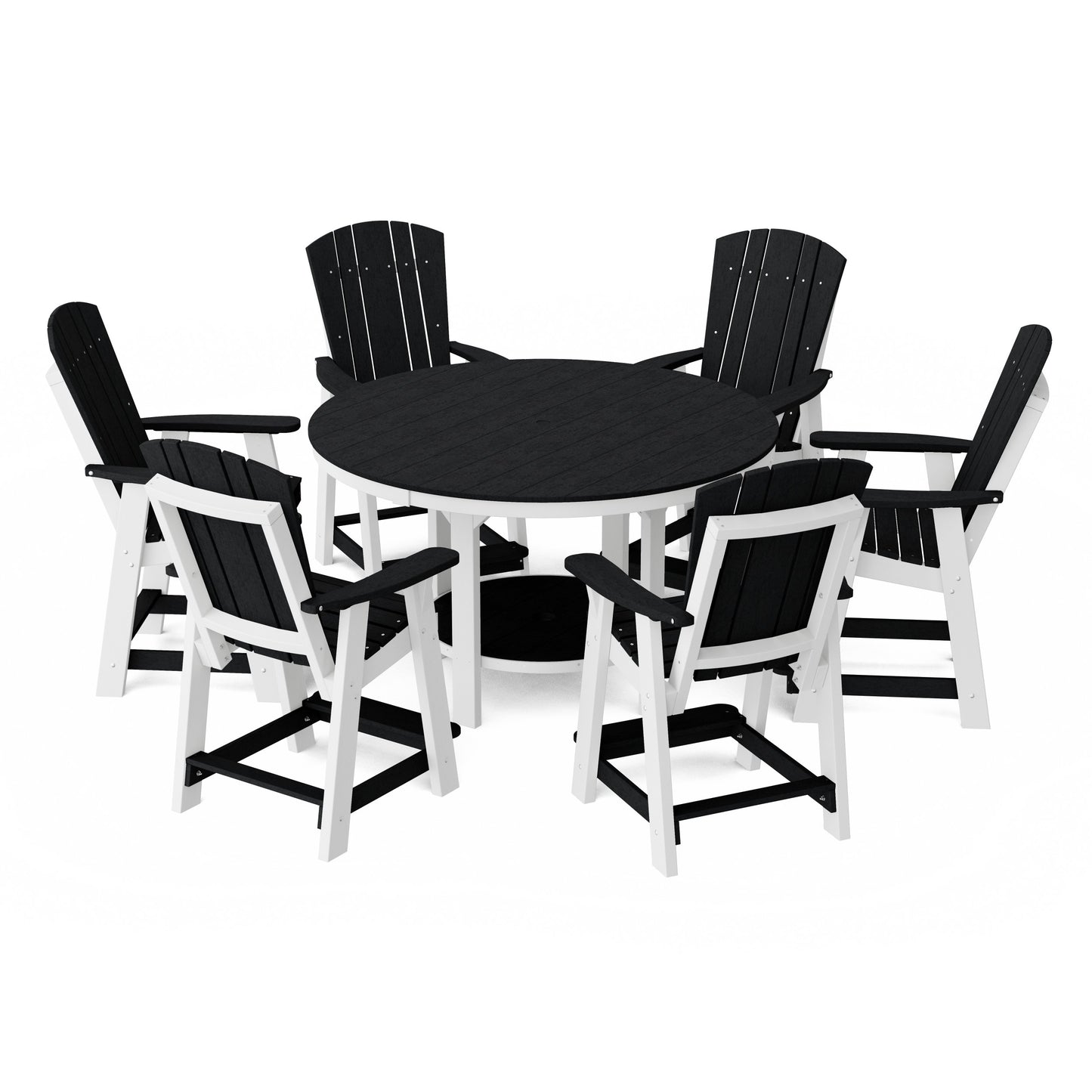 Heritage 7-Piece Round Counter Height Dining Set