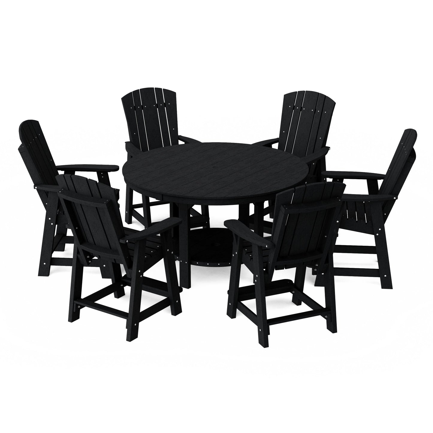 Heritage 7-Piece Round Counter Height Dining Set
