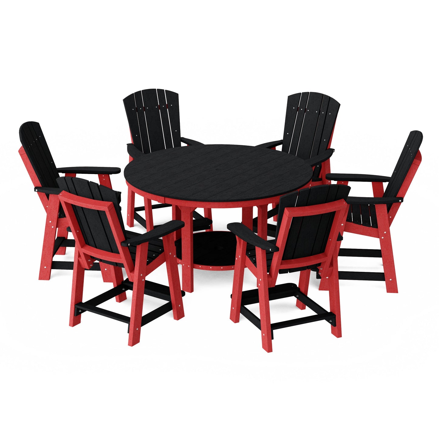 Heritage 7-Piece Round Counter Height Dining Set