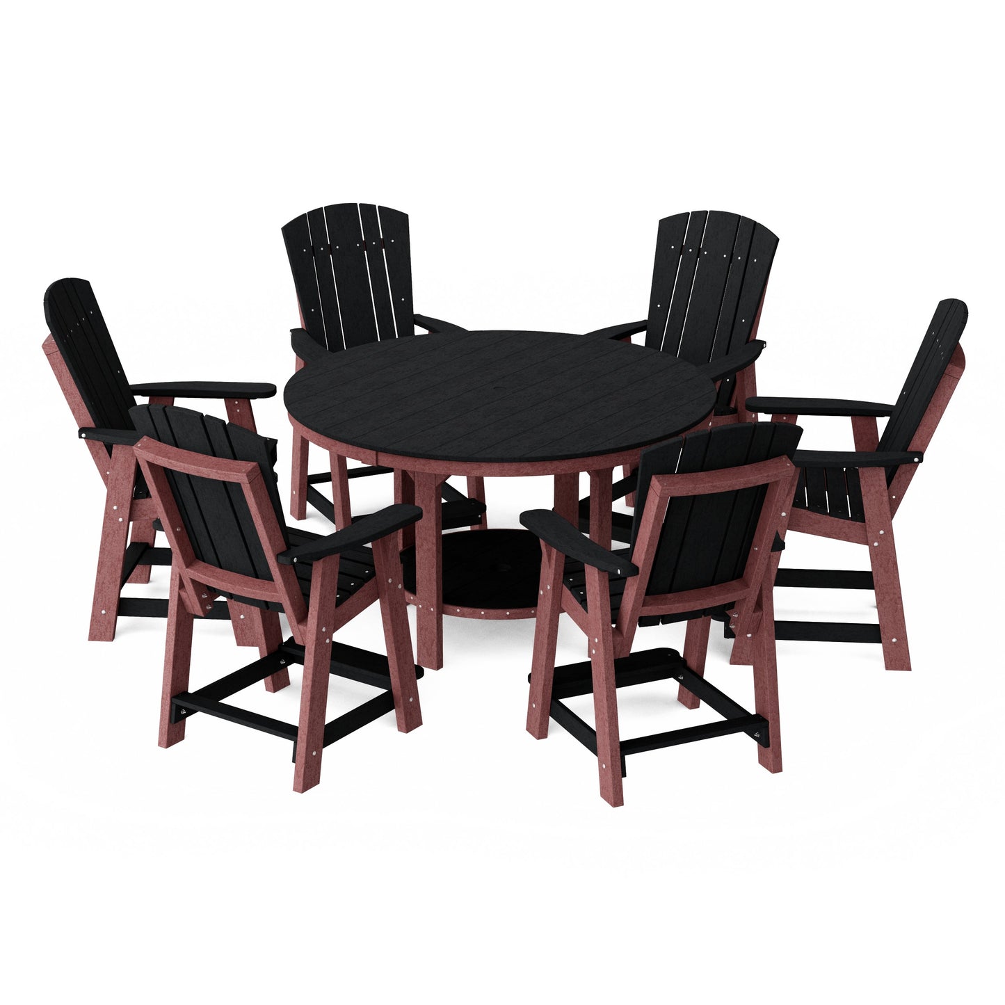 Heritage 7-Piece Round Counter Height Dining Set