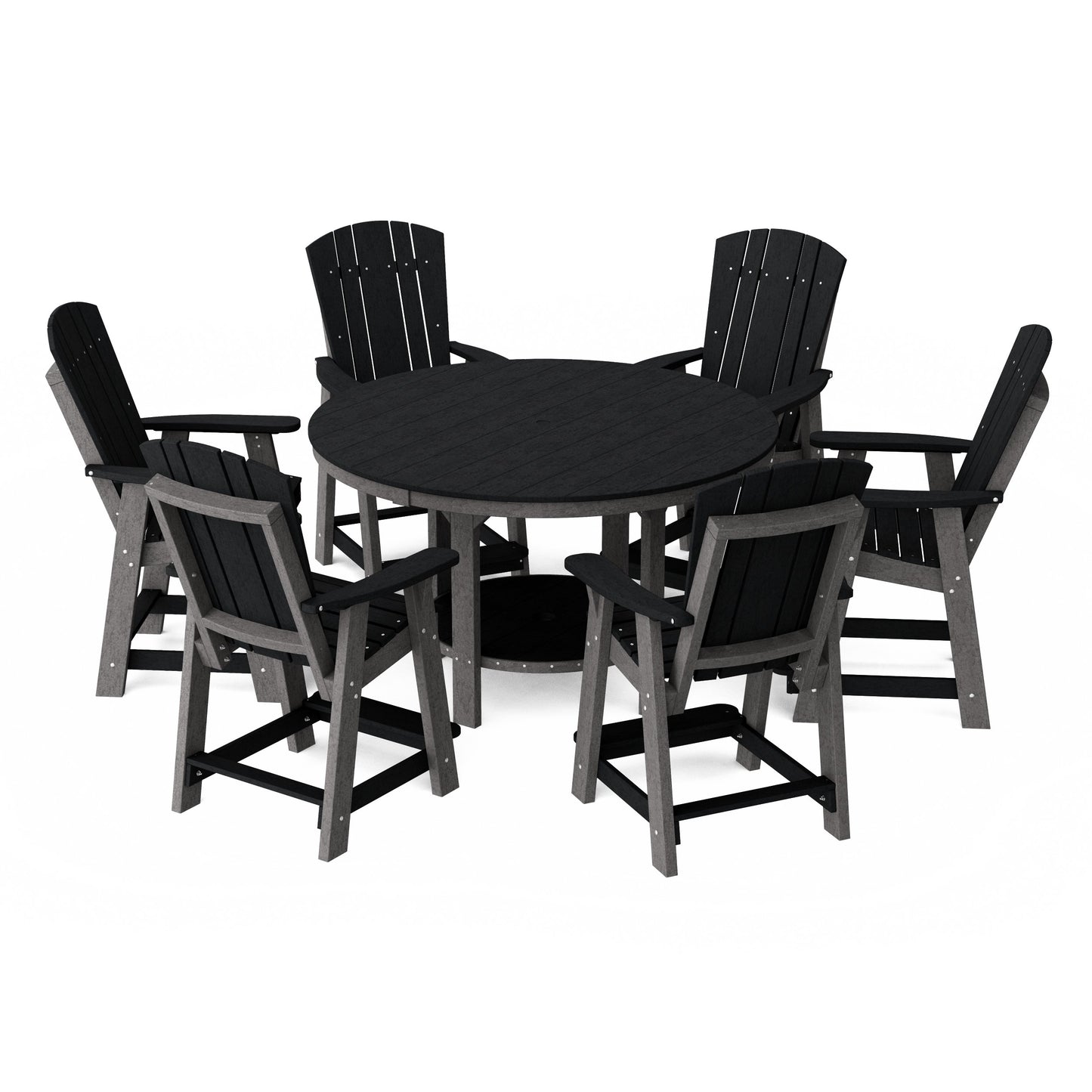 Heritage 7-Piece Round Counter Height Dining Set